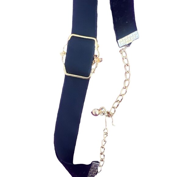 Vintage Cameo Velvet Choker Shell Victorian Jewelry - Picture 4 of 5